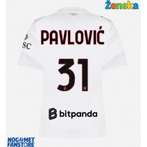 AC Milan Strahinja Pavlovic #31 Gostujuci Dres za Ženska 2026-27 Kratak Rukav